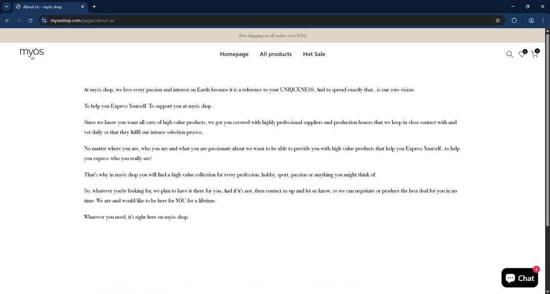Myosshop.com scam