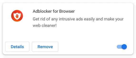 Image: Adblocker For Browser Chrome Extension