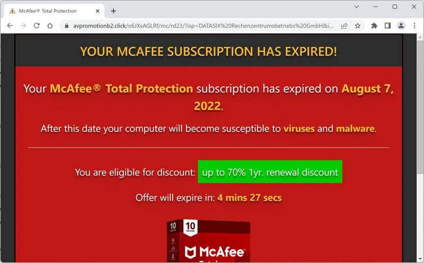 Remove Avpromotionb2.click Ads (Virus Removal Guide) 1 Image: Avpromotionb2.click browser hijacker