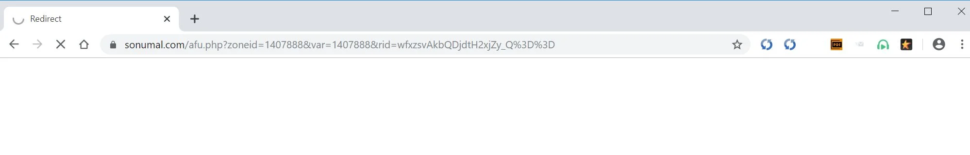 How to remove Sonumal.com redirect (Virus Removal Guide) 1 Image: Chrome browser is redirected to Sonumal.com