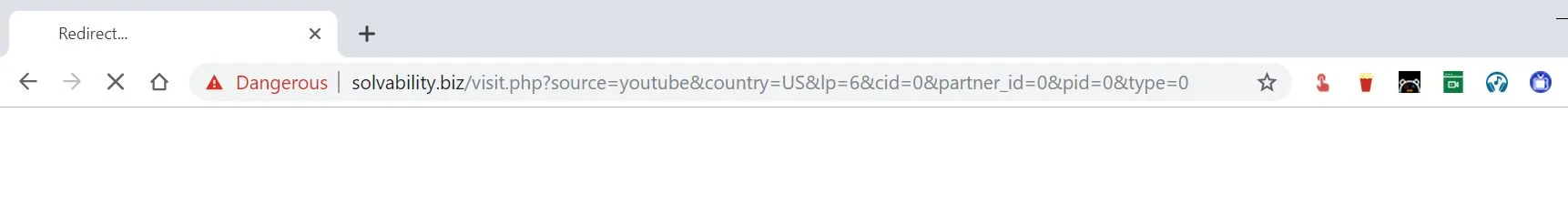 How to remove Solvability.biz redirect (Virus Removal Guide) 1 Image: Chrome browser is redirected to the Solvability.biz site