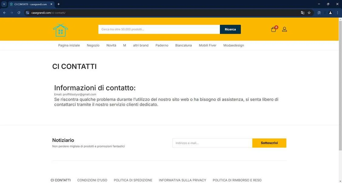 Casegrandi.com Store Scam - Do Not Become a Victim 1 Casegrandi.com scam