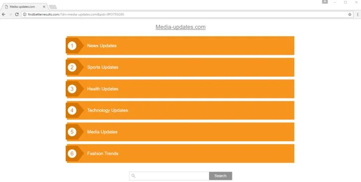 Media-updates.com virus
