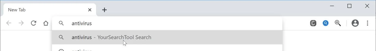 Remove YourSearchTool Search redirect (Virus Removal Guide) 1 Image: Chrome browser is redirected to YourSearchTool Search