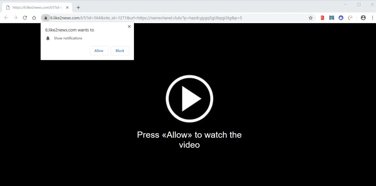 like2news.com redirect like2news.com redirect virus