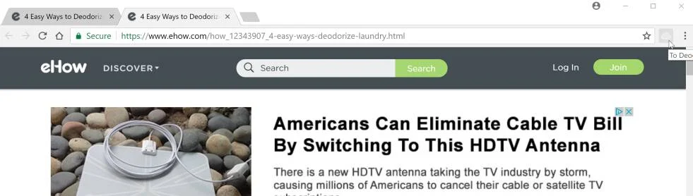 Deodorize Laundry by excl.me adware