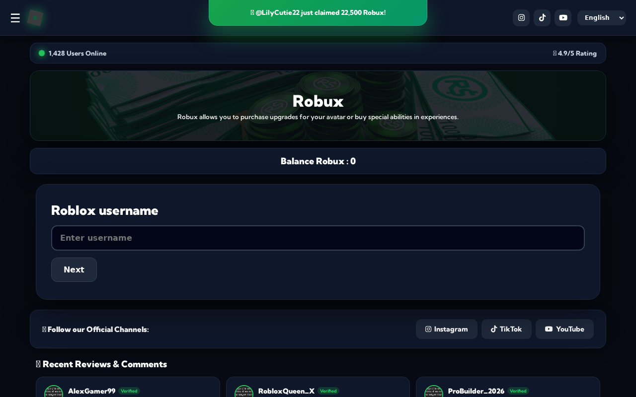 Rbxv77.blogspot.com scam