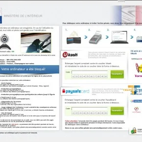 Remove MINISTÈRE DE L'INTÉRIEUR virus (Removal Guide) 2 Ministere de L'interieur Ukash virus