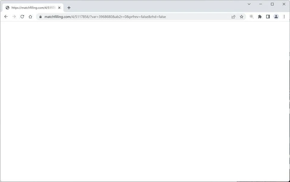 Image: Matchfilling.com Ads