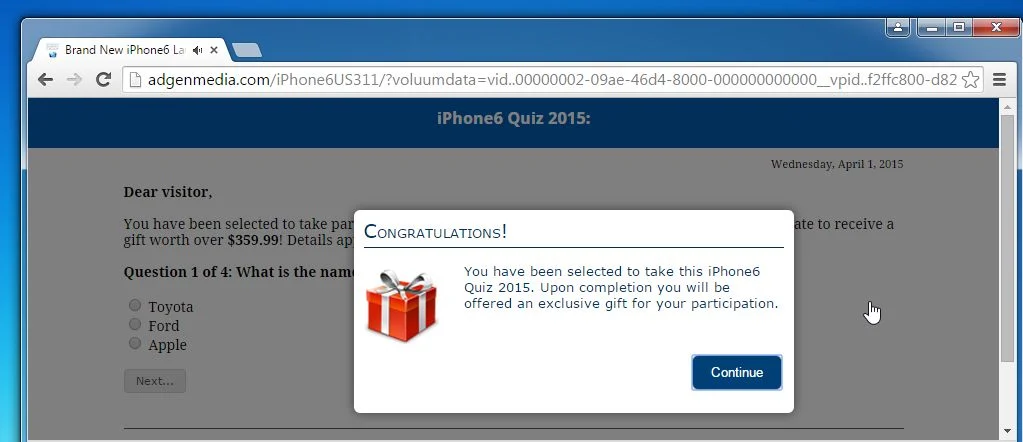 Adgenmedia.com virus