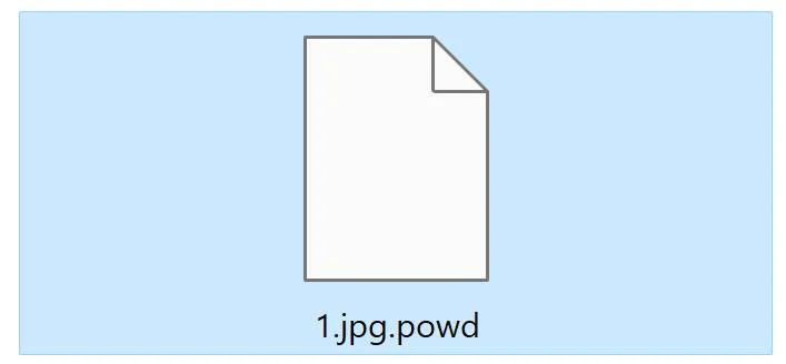 How To Remove POWD Ransomware (Virus Removal Guide) 1 Image: File encrypted with the POWD extension