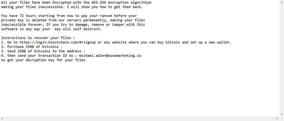 How to Remove NoWay Ransomware (Virus Removal Guide) 1 Image: NoWay ransomware