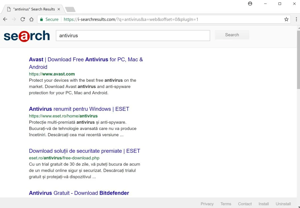 I-searchresults.com redirect virus