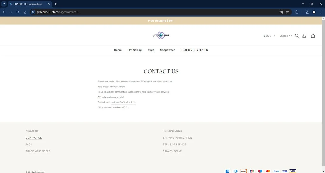 Prizepulseus.store Scam Store - Complete Ripoff Alert 1 Prizepulseus.store scam
