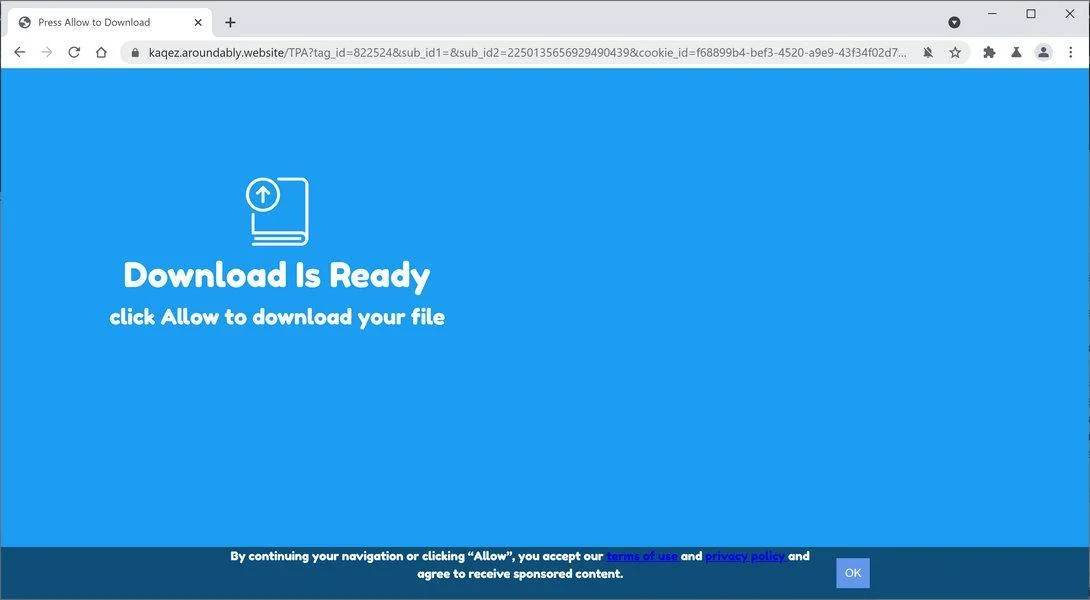 Remove Aroundably.website pop-up ads (Virus Removal Guide) 1 Image: Chrome browser is redirected to Aroundably.website