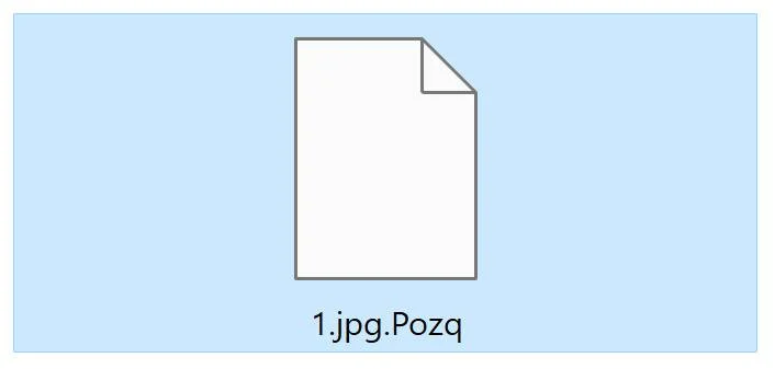 How To Remove POZQ Ransomware (Virus Removal Guide) 1 Image: File encrypted with the POZQ extension