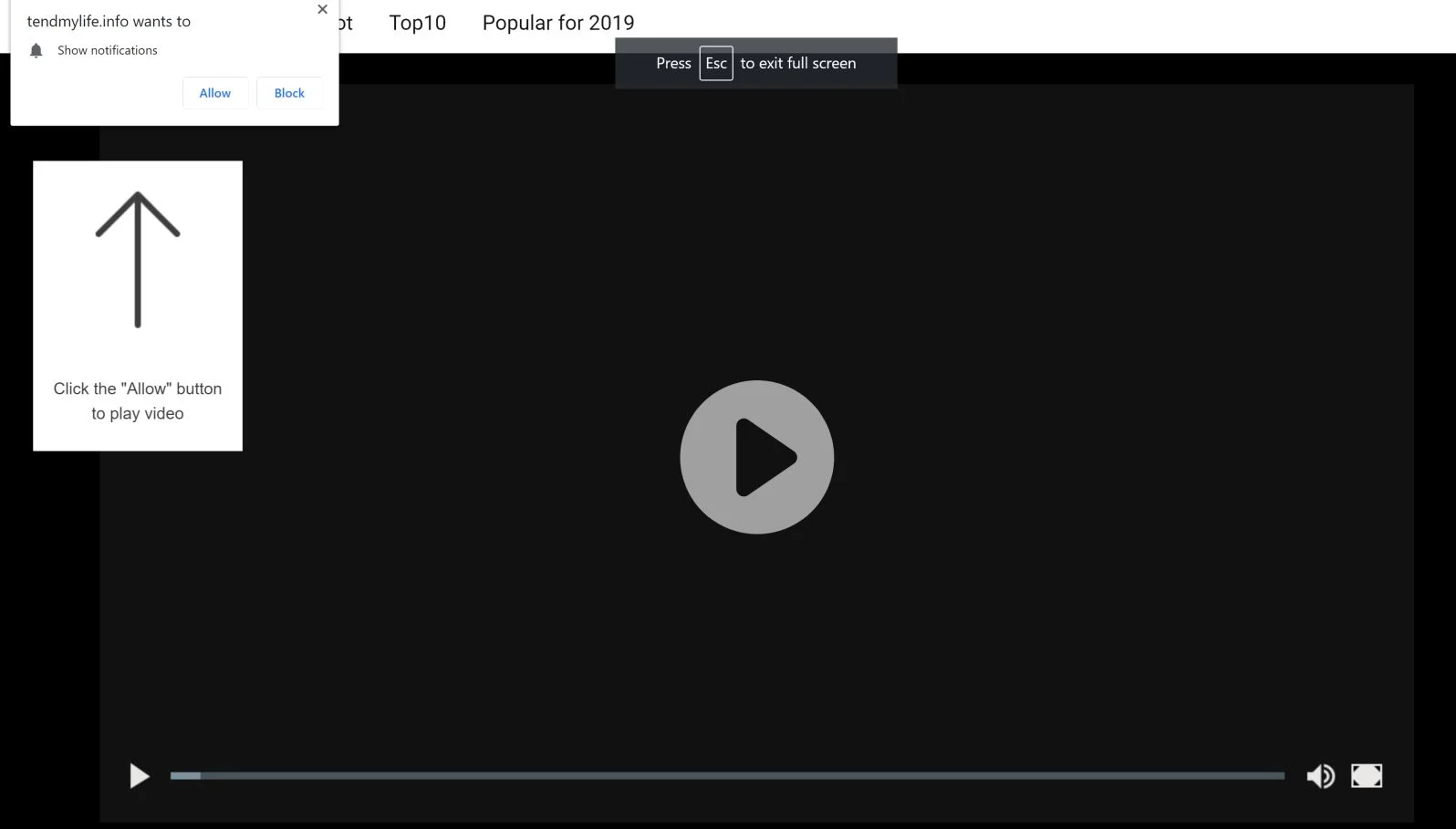 How to remove Tendmylife.info pop-up ads (Virus Removal Guide) 1 Image: Chrome browser is redirected to Tendmylife.info