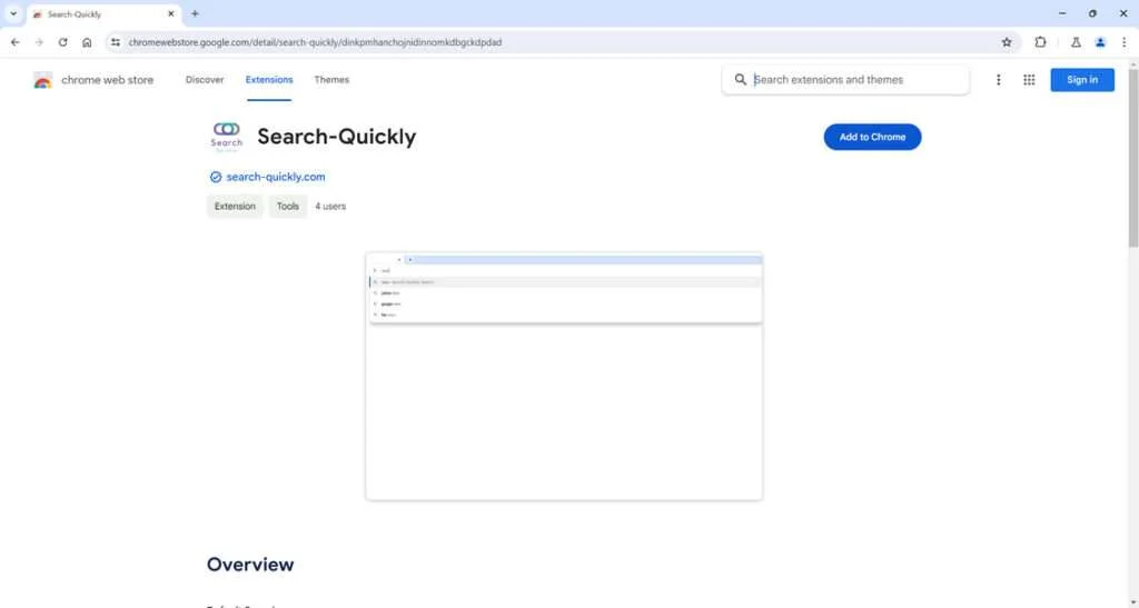 Search Quickly search quickly.com virus 1