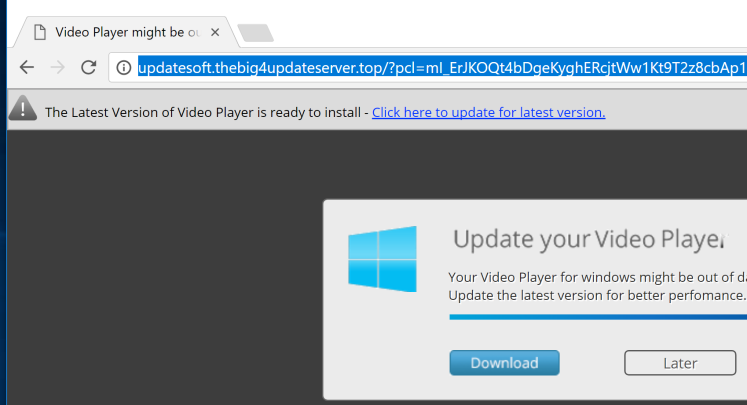 Remove Updatesoft.thebig4updateserver.top adware (Removal Guide) 1 updatesoft.thebig4updateserver.top virus