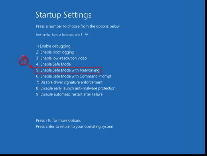 [Image: Windows 8 Safe Mode with Networking]