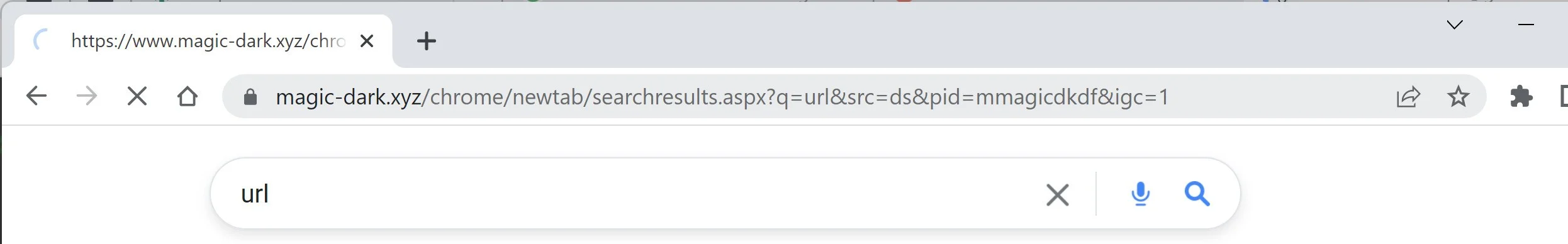 Image: magic-dark.xyz Browser Redirect