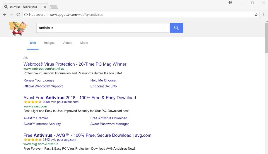 Qogotte.com redirect virus