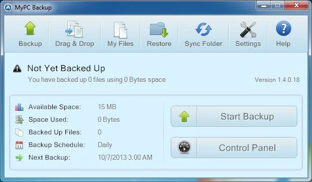 MyPC Backup virus