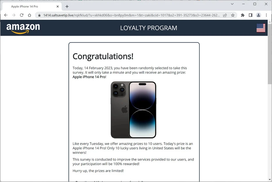 Screenshot of Saltsavetip.live Ads