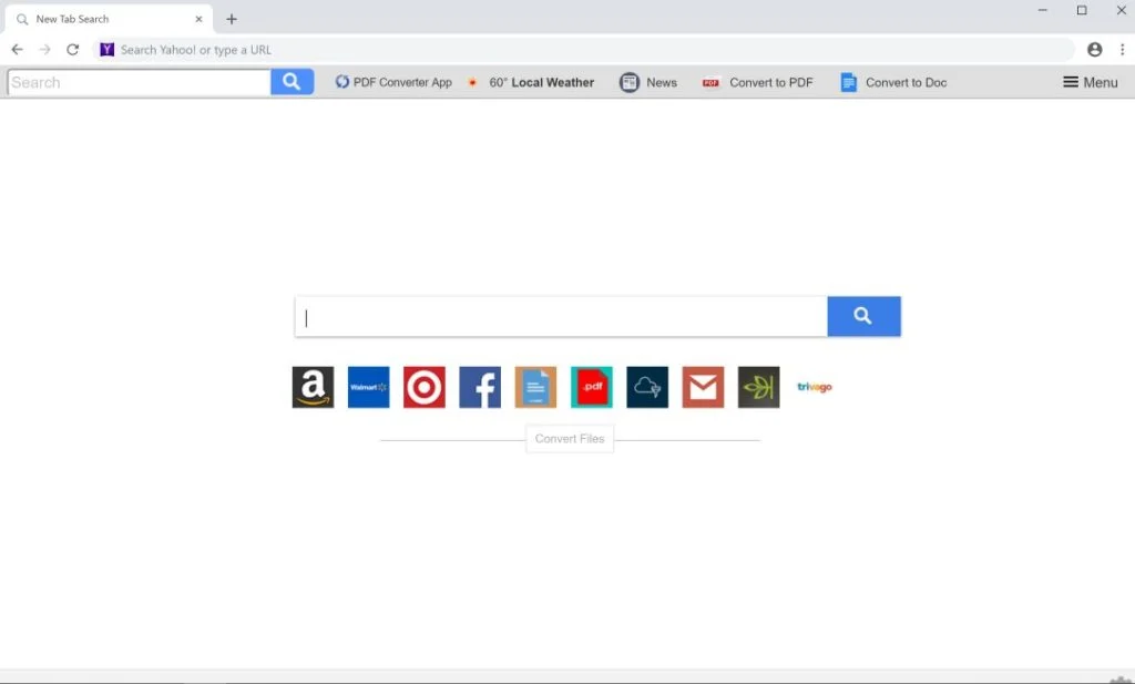 PDF Converter App New Tab Search Virus