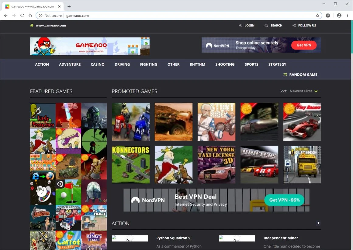 How to remove Gameaoo.com redirect (Virus Removal Guide) 1 Image: Chrome browser is redirected to Gameaoo.com