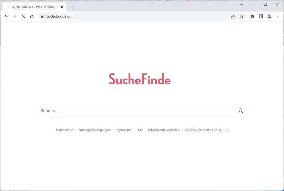 Image: SucheFinde.net Browser Hijacker