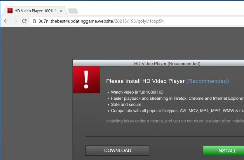 thebest4updatinggame.website virus