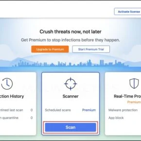 Download Malwarebytes for Windows 4 Click on Scan button to start a system scan Mac