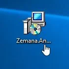 Double-click on the Zemana AntiMalware to instal it