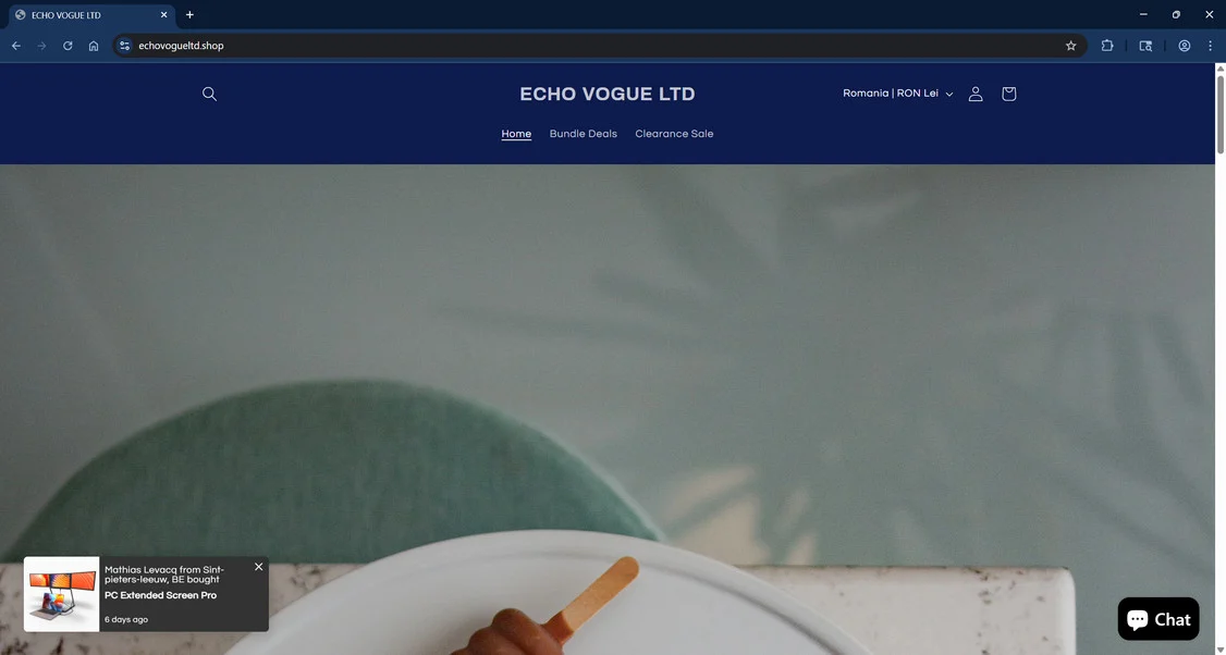 EchoVogueLtd.shop scam