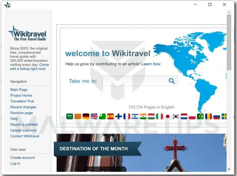 Image: TravelNow adware