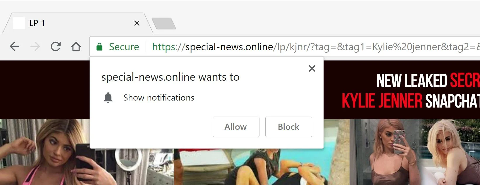 Special-news.online pop-up ads