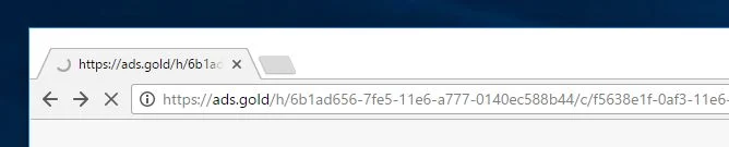 ads.gold pop-ups