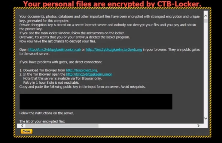 CTB-Locker virus