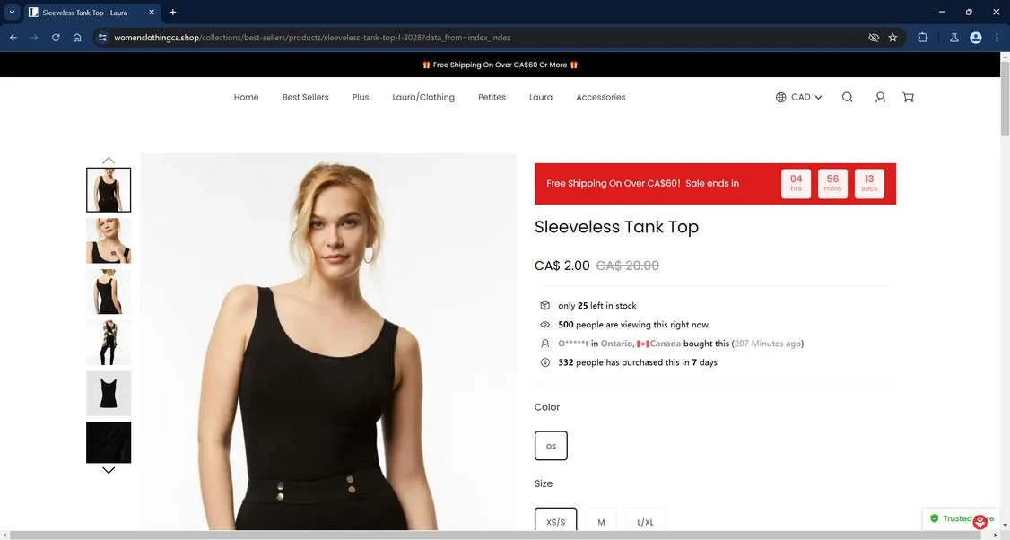 Womenclothingca.shop Scam Store: What You Need To Know 1 Womenclothingca.shop scam