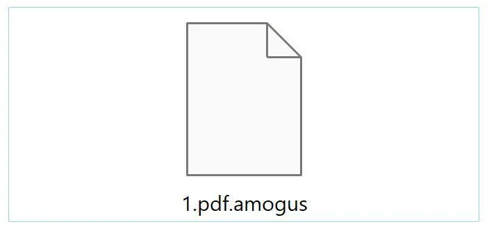 Image: Amogus ransomware