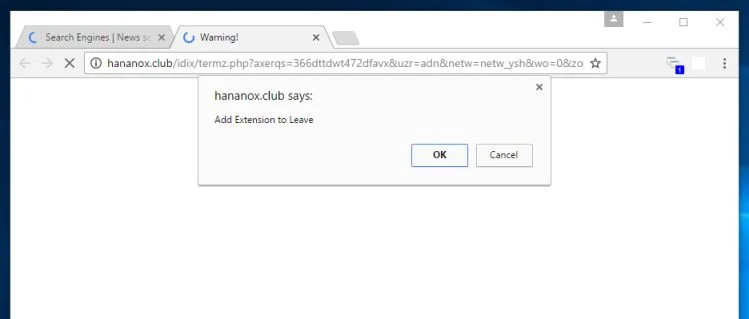 Add Extension to Leave virus