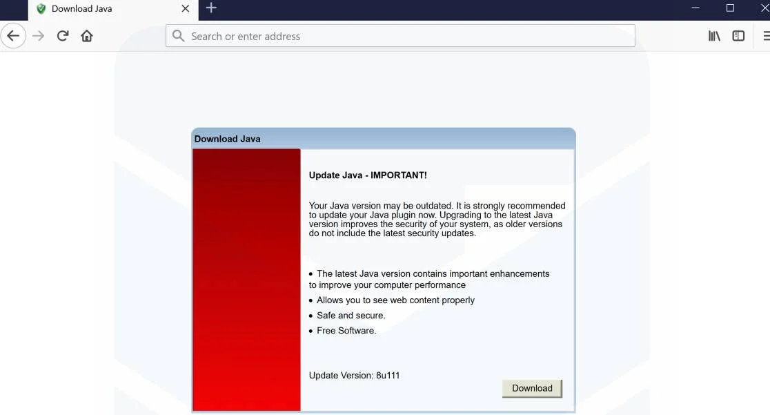 Update Java - IMPORTANT adware