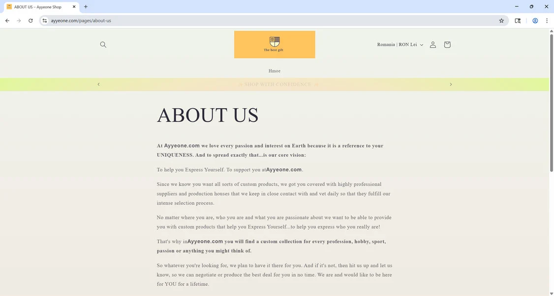 Ayyeone.com scam