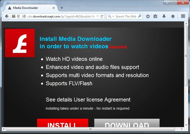 Cdn.downloadcoapt.com pop-up ads Cdn.downloadcoapt.com virus