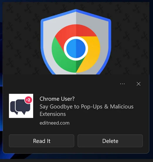 Image: Chrome User? Say Goodbye To Pop-ups & Malicious Extensions Pop-up Ads