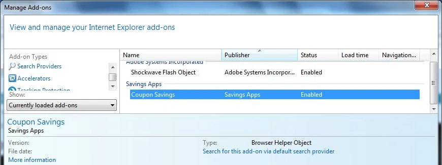[Image: bSaving Internet Explorer add-ons]