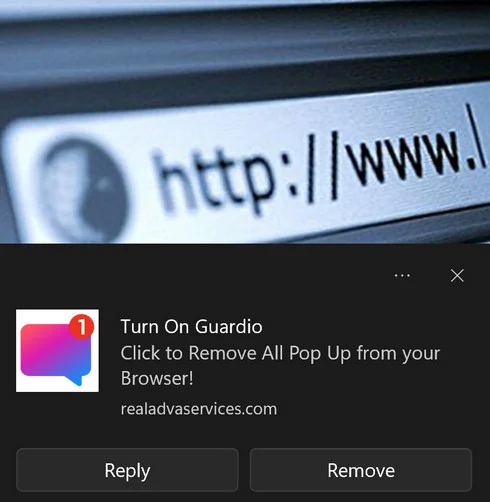 Turn On Guardio Pop-up Ads