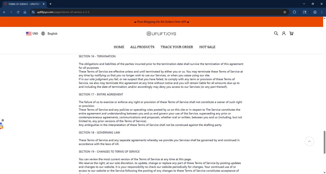 Upliftjoys.com Scam Store: What You Need To Know 1 Upliftjoys.com scam