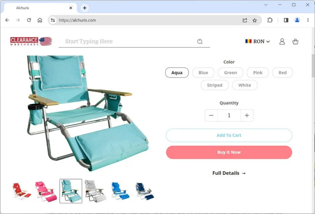 Cleareance Warehouse Sites Scam